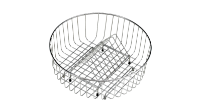 Корзина для сушки круглая Ø370x145 Корзина для сушки круглая Ø370x145
